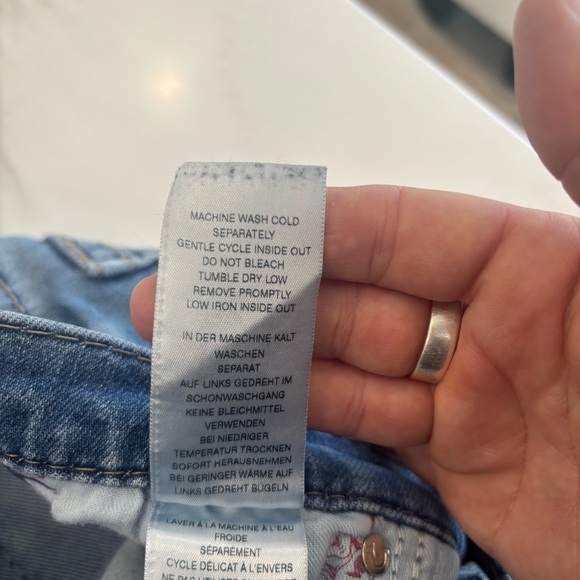 True Religion Billie Mid Rise Straight Jeans size 33 - Picture 4 of 11